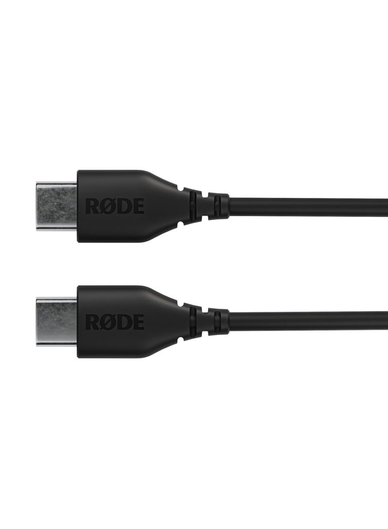 0.3m Usb C To Usb C Cable SC22 Black - pnsku/N70062398V/45/_/1713245443/d5512d7f-3707-4e07-bce4-e6d583874f66