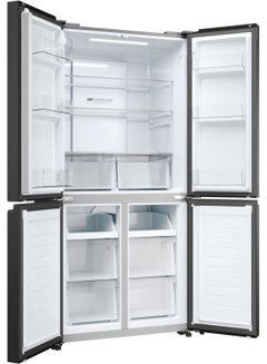Haier French Door Refrigerator 433 Liters HRF-525MB Black  - Image 4