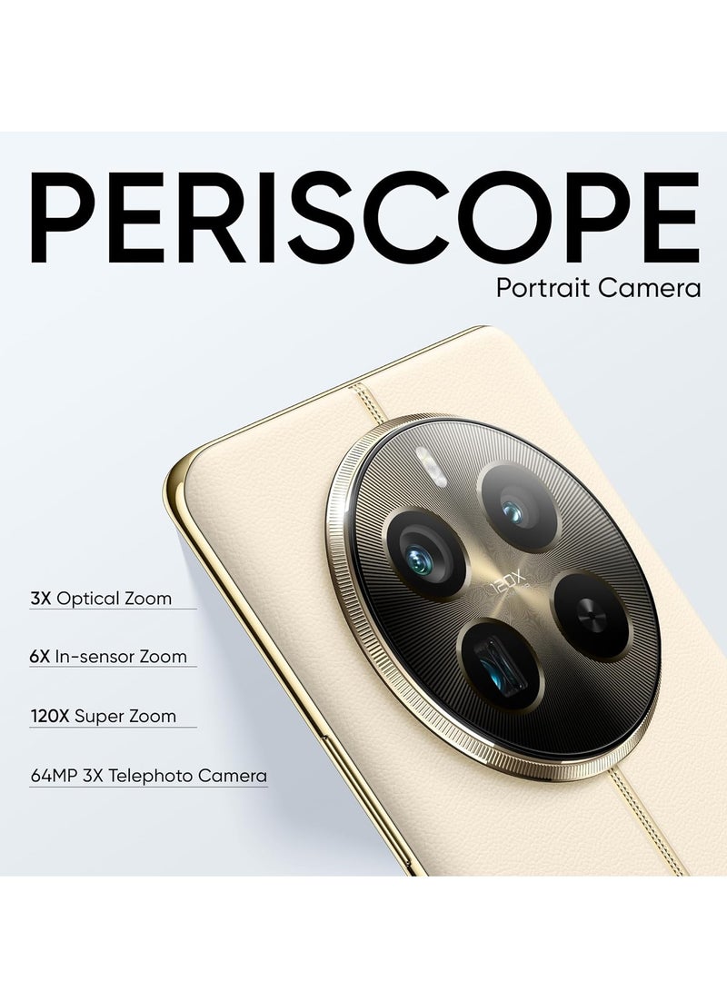 ريل مي 12 Pro+ 5G Dual SIM 12GB RAM 512GB - Middle East Version (Navigator Beige)  - Image 3