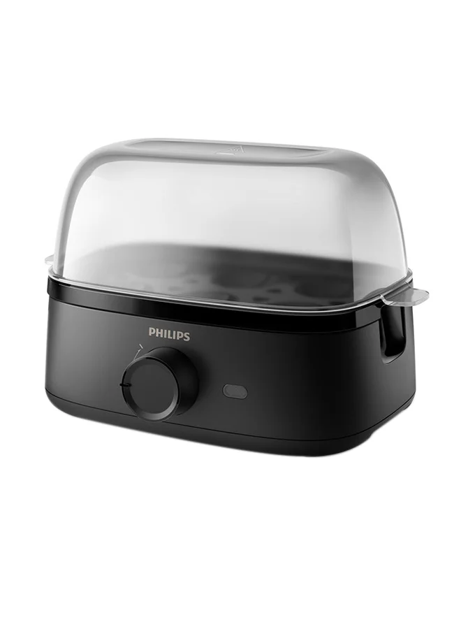 Philips 400W 3000-Series Electric Egg Cooker Black and Clear 14 x 18.5 x 13.4 cm HD9137/91