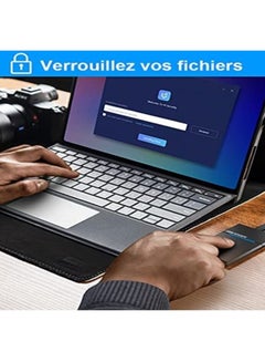 HIKVISION External Portable NVME SSD,USB 3.2 Gen.2 - Up to 1060MB/s, Water and Dust-Resistant ,Solid State Drive - HIKVISION Elite 7 Touch Portable SSD Night Black 500 GB  - Image 4