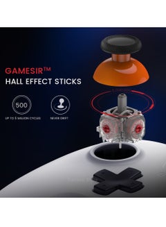 GameSir GameSir Nova Lite 2.4g Wireless Controller for Windows PC, iPhone, Android, Switch & Steam Deck, Bluetooth Controller Gamepad with Hall Effect Trigger,Turbo,Rumble Vibration(Nova Lite(White))  - Image 5