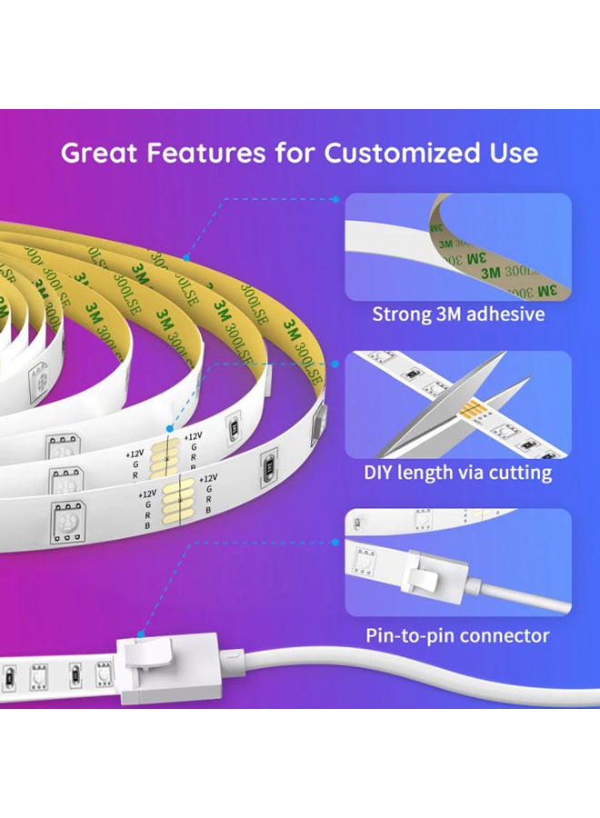 Govee - Govee Wi-Fi RGB LED Strip Lights - Image 1