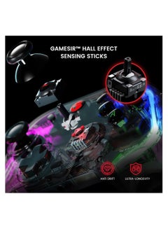 GameSir T4 Kaleid Wired USB Type C Gaming Controller RGB For PC Switch Android  - Image 5