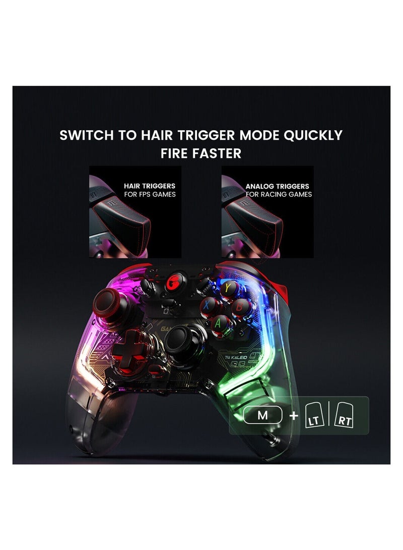 GameSir - T4 Kaleid Wired USB Type C Gaming Controller RGB For PC Switch Android - Image 1