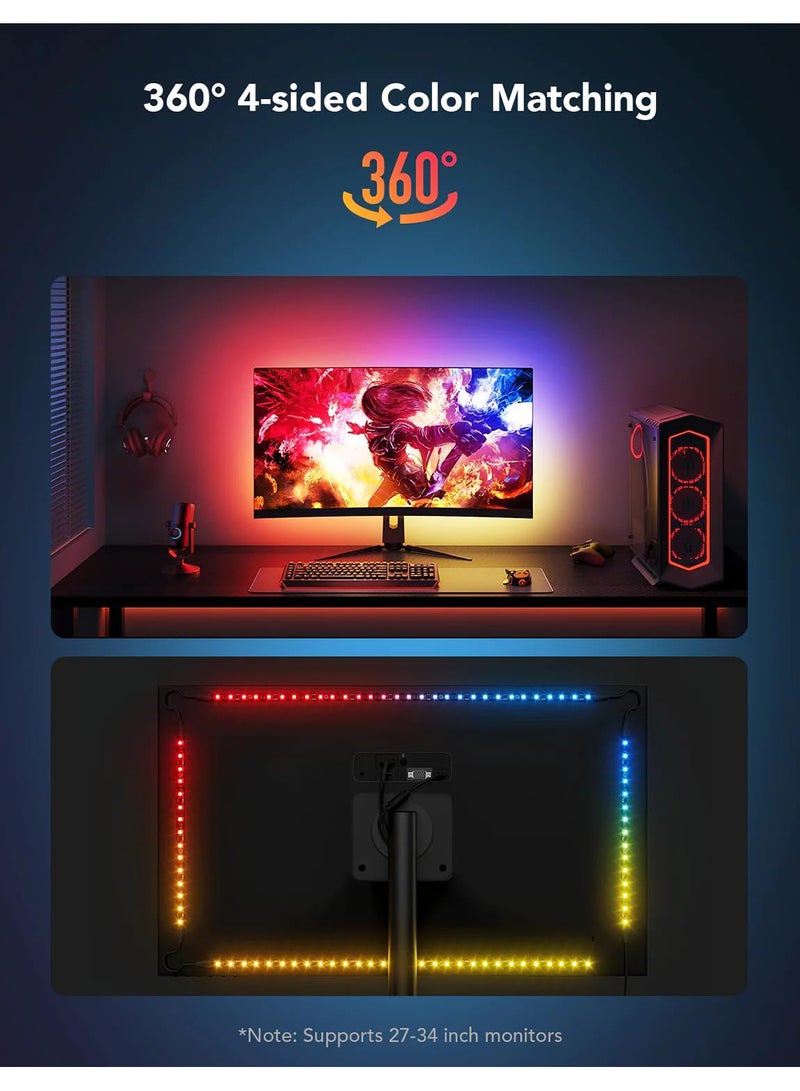 Govee Gaming Light Strip G1 Light 27-34 بوصة شاشة تلفزيون خلفية - pnsku/N70062608V/45/_/1713439441/00a97295-7f95-4d5c-b77e-d27ba5e92823