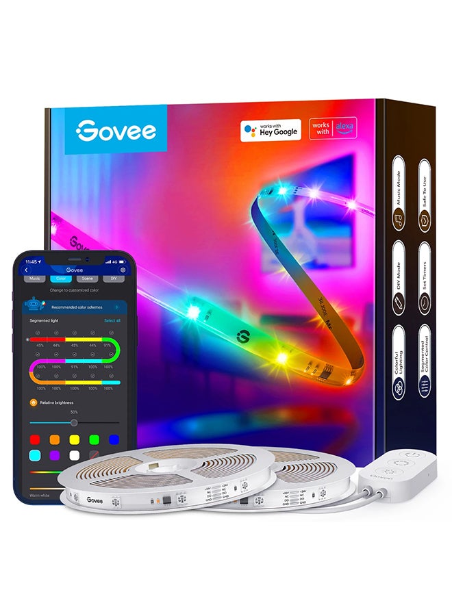Govee - Govee RGBIC LED Strip Lights With Protective Coating - Image 1