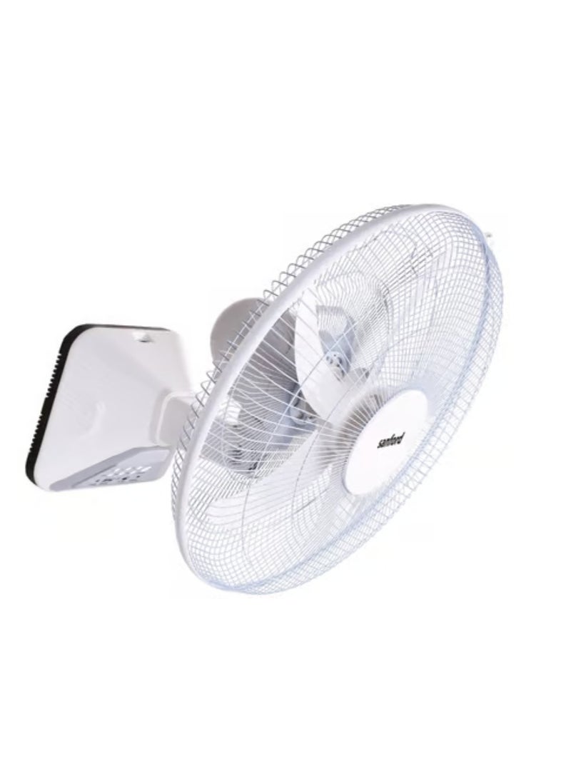 Sanford - Sanford Rechargeable Wall & Table Fan with Light Feature,3 Speed control, Mobile charging function, suitable for camping and outdoors SF965RTF green - Image 1