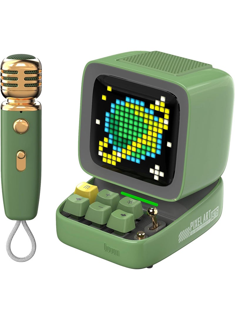 Divoom - Divoom Ditoo-Mic Retro Pixel Art Game Bluetooth Speaker Microphone Karaoke Function - Image 1