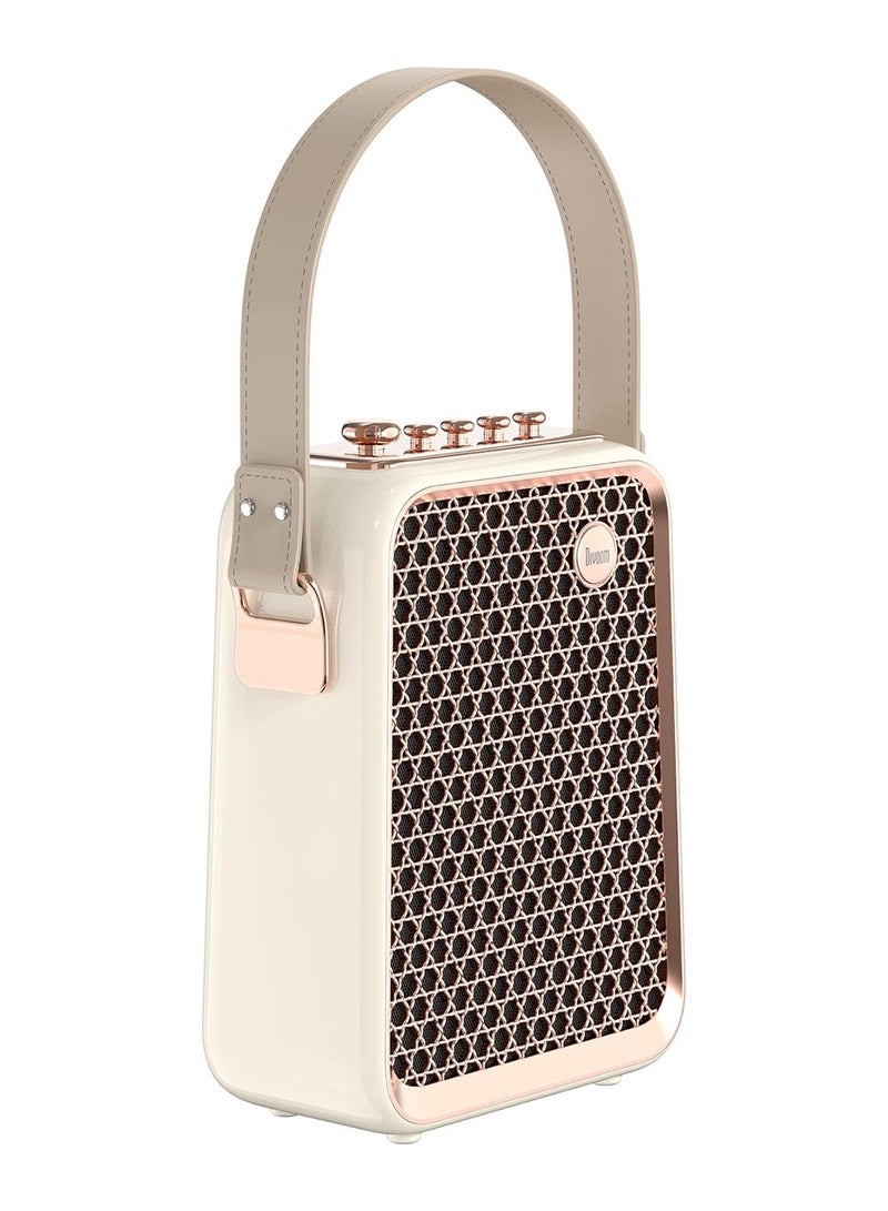 Divoom Divoom Songbird HQ Portable Bluetooth Speaker With Microphones White  - Image 3