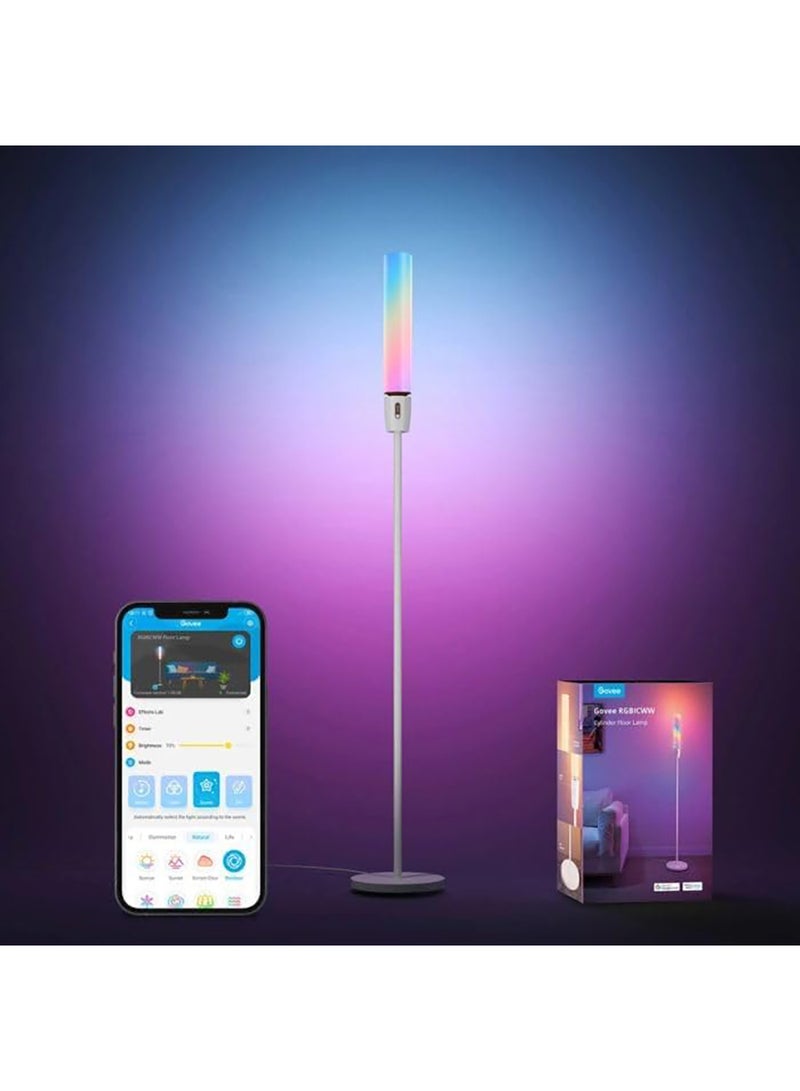 Govee RGBICWW Cylinder Floor Lamp - Image 1
