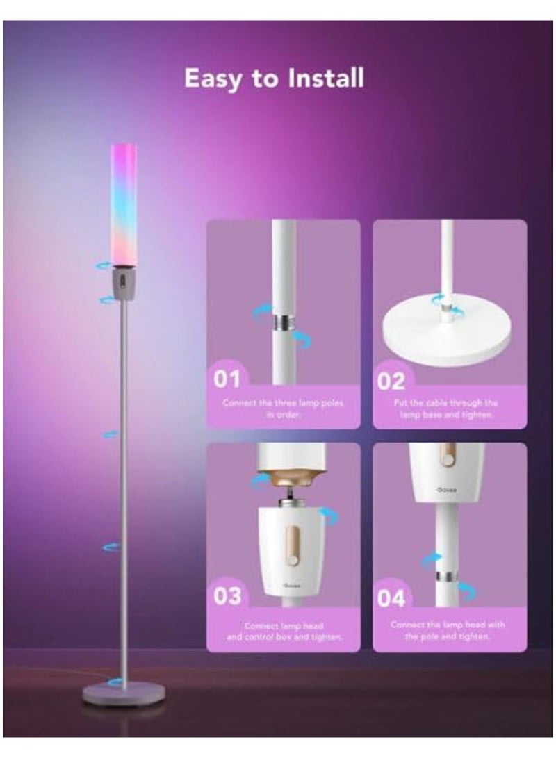 Govee RGBICWW Cylinder Floor Lamp - Image 2