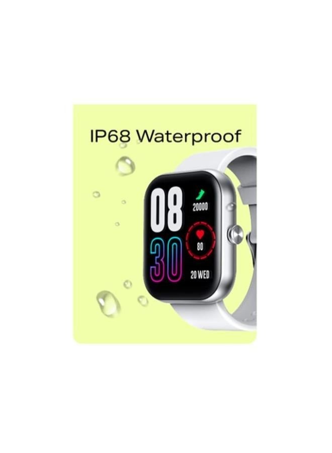 Infinix XW1 Smart Watch 1, Water Resistant, Screen Touch, 7-Day Battery, Bluetooth Call, Health Workout, Heart rate, Blood oxygen, Sleep breath Tracking, Silver - pnsku/N70062730V/45/_/1713263435/340b9740-8d03-4f99-bcb7-7d812051cb28