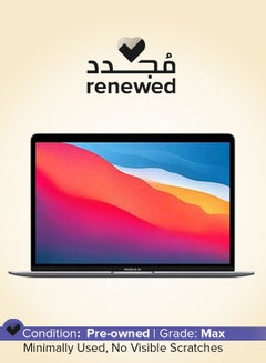 Apple Renewed - Macbook Air MGN63 13-Inch Display, M1 Chip With 8-Core Processor/7-Core Graphics/8GB RAM/256GB SSD English Space Grey  - Image 1