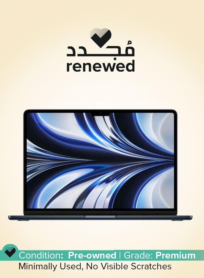 Apple Renewed - MacBook Air MLY33 13.6-Inch Display,M2 Chip With 8-Core CPU/8-Core GPU/256GB English Midnight - Image 1