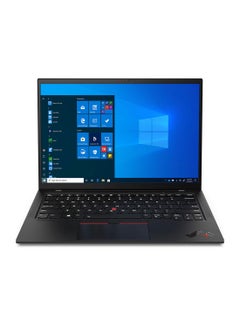 ThinkPad X1 Carbon Gen 9 (Upgraded Version) Laptop With 14-Inch Display, Core i7-1185G7 Processor/16GB RAM/512GB SSD/Intel Iris Xe Graphics/Windows 10 Pro English Black