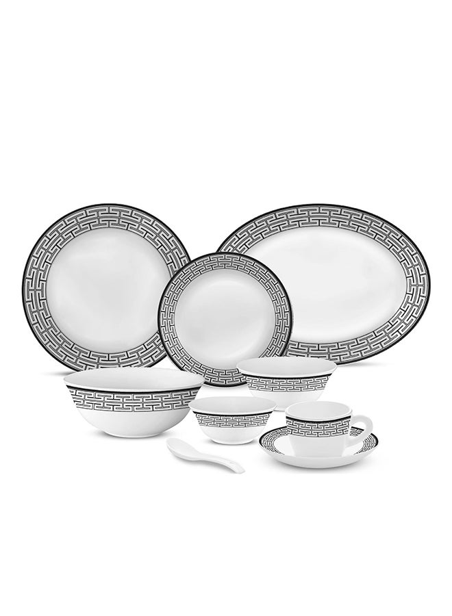 BOROSIL Larah Plano Opal 50 Pc Dinner Set Zahara Grey  - Image 1