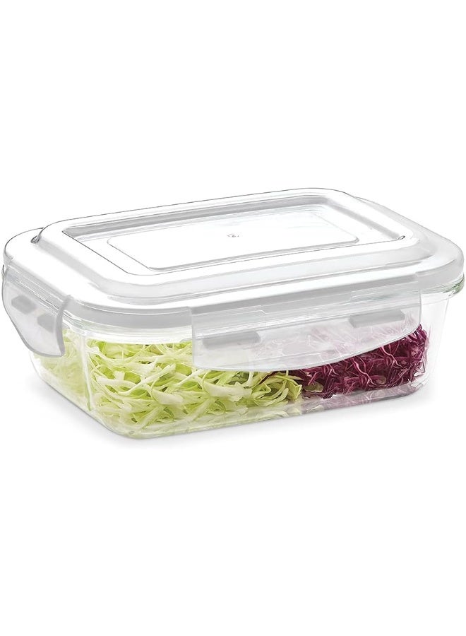Borosil Klip-N-Store Rectangular Glass Storage Container with Air Tight Lid - Image 1