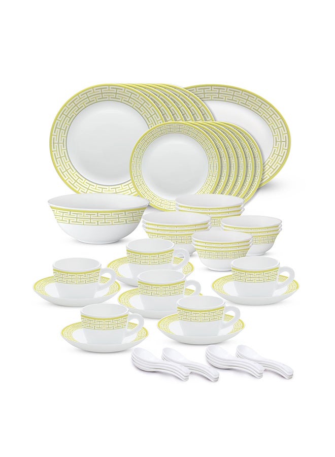 BOROSIL Larah Plano Opal 50 Pc Dinner Set Zahara Beige  - Image 2