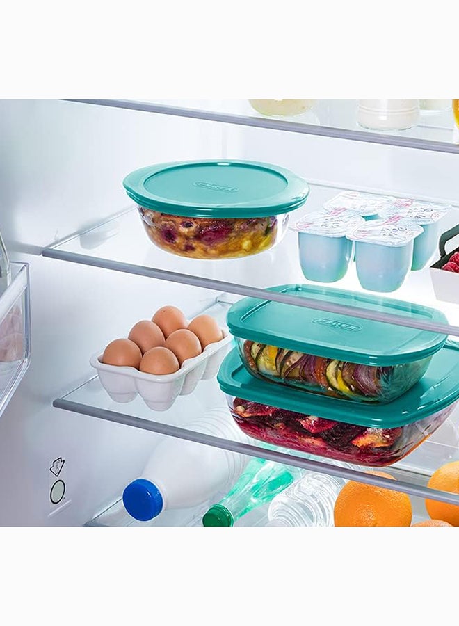 Pyrex Cook&Store Round With Lid 1L Transparent 20 x 18 x 7cm - Image 2