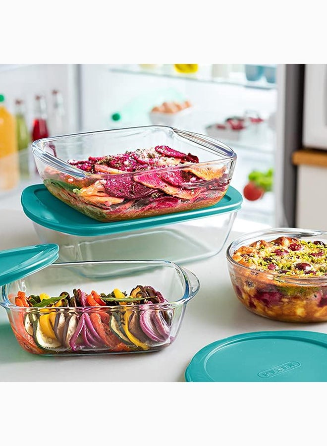 Pyrex Cook&Store Round With Lid 1L Transparent 20 x 18 x 7cm - Image 4