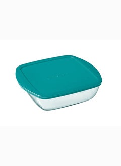 Pyrex Cook&Store Square With Lid 1L Transparent 20 x 17 x 6cm - pnsku/N70062852V/45/_/1713281665/5f1c9c0b-4123-49c0-9bd4-4c7edae60617