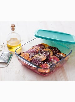 Pyrex Cook&Store Square With Lid 1L Transparent 20 x 17 x 6cm - pnsku/N70062852V/45/_/1713281668/297500e9-3d02-468b-b1f4-8833f4749fb6