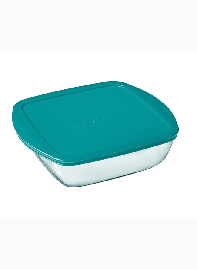 Pyrex Cook&Store Square With Lid 2.2L Transparent 25 x 22 x 7 cmcm