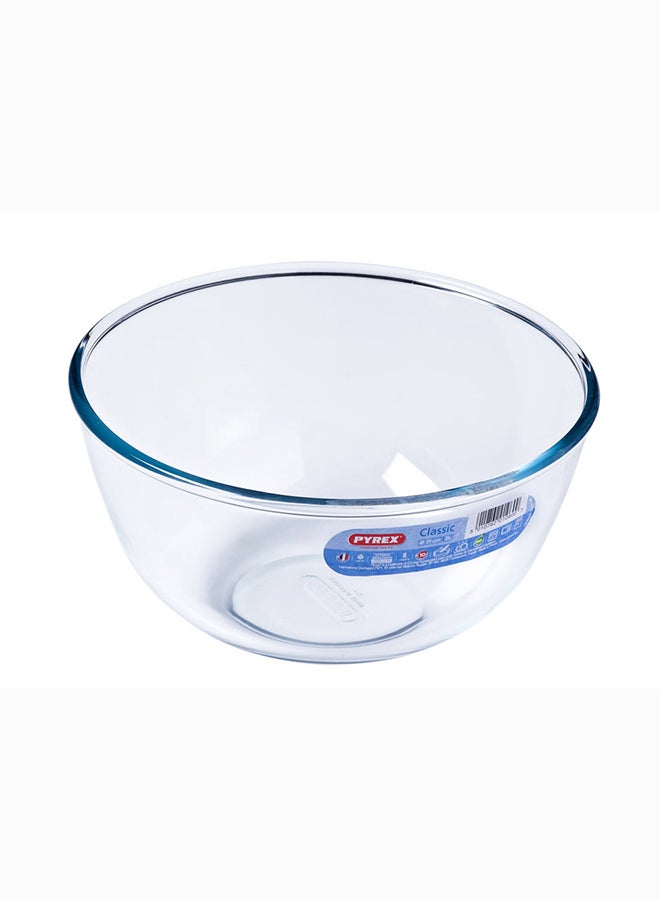 Pyrex Glass Mixing Bowl 3.1L Transparent 24cm - Image 1