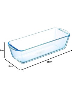 LOCK & LOCK Bake And Enjoy Loaf Dish 30 836B000-N, 550ML CLEAR 31 x 12 x 8cm  - Image 2