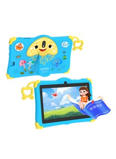 ATOUCH Kids Tablet Early Education Wi-Fi Android Tablet 7-Inch Screen Portable Anti-Drop Silicone Edge Built-In Stand Games And Zoom App Supported  - Image 1