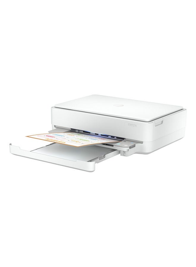 HP DeskJet Plus Ink Advantage 6075 All-in-One Printer 5SE22C White - Image 2
