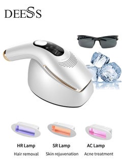 DEESS GP590 Plus Unlimited Flashes IPL Cooling Laser Hair Removal Machine 0.9s Permanent Painless Epilator With 3 Lamps HR AC SR Silver  - Image 1