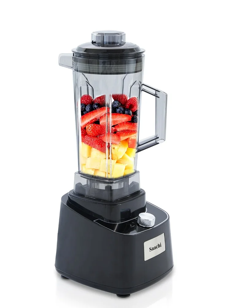 Saachi Powerful Blender with Stainless Steel Blades and 2L Jar - Ideal for Smoothies and Salads 2 L 1500 W NL-BL-4408 Black