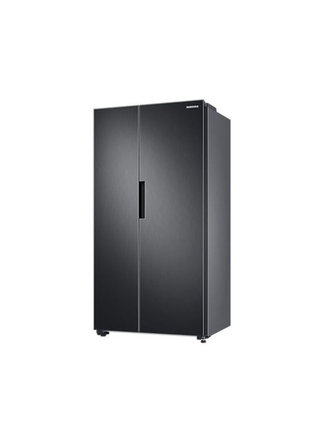 Samsung - Inverter No Frost Refrigerator, 632‎ Liters, RS66A8100B1-MR Black - Image 1