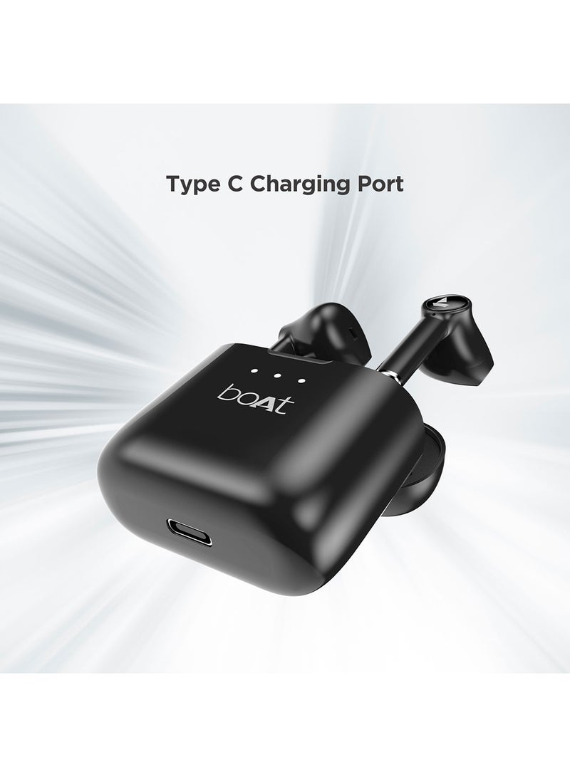 boAt - Airdopes 131 With Upto 60 Hours And ASAP Charge Bluetooth Headset Active Black - Image 1