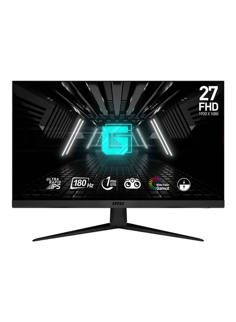 MSI - MSI G2712F 27" FHD Ultra Rapid IPS Gaming Monitor, 180Hz Refresh Rate, 1ms(GtG) Response, Adaptive Sync , 16.7M Display Colors with Wide Color Gamut, Night Vision, HDMI 2.0 / DP 1.2a, Black | G2712F Black - Image 1