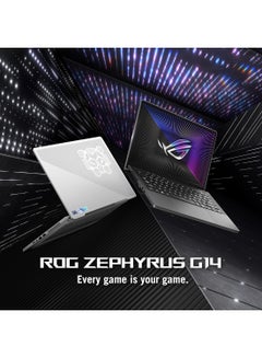 كمبيوتر محمول للألعاب ROG Zephyrus G14 GA402NU-7161G بشاشة مقاس 14 بوصة، ومعالج AMD Ryzen 7-7735HS/ذاكرة وصول عشوائي سعة 16 جيجابايت/محرك أقراص SSD سعة 1 تيرابايت/بطاقة رسومات NVIDIA GeForce RTX 4050 سعة 6 جيجابايت/نظام تشغيل Windows 11 Home - pnsku/N70063097V/45/_/1713417547/a44a559c-561a-4d34-8840-a87b0dd16a47