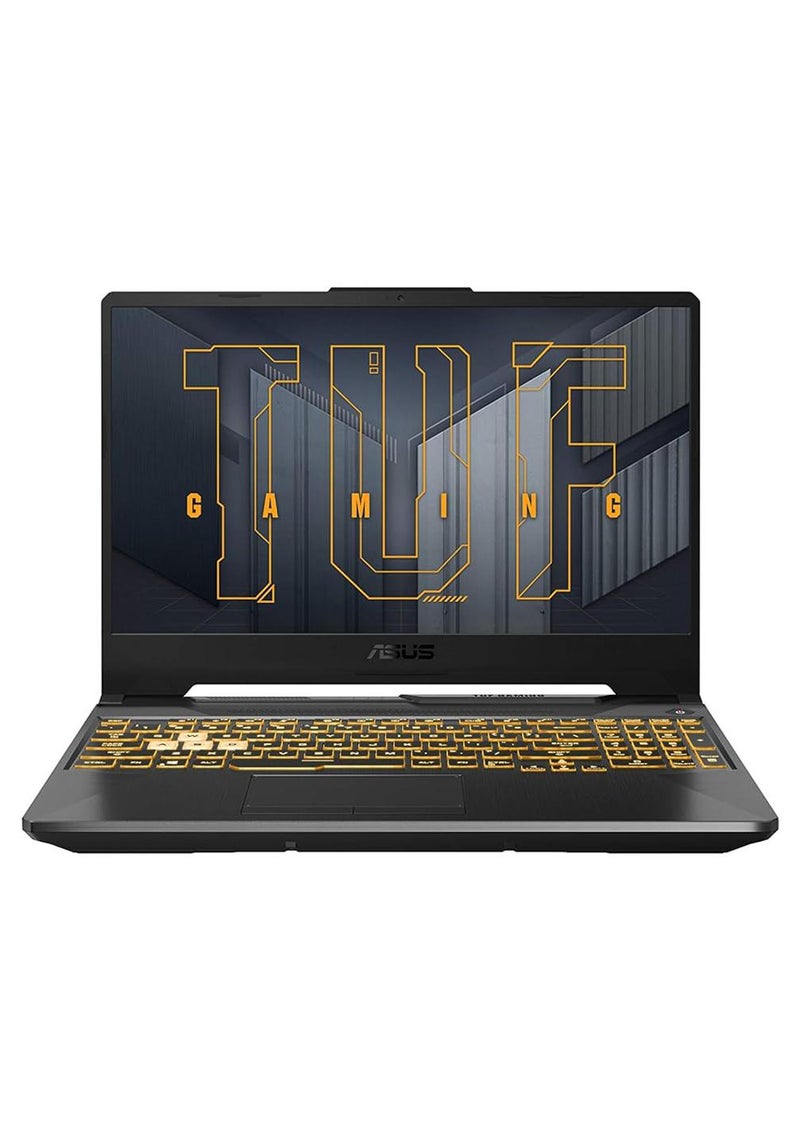 أسوس كمبيوتر محمول TUF Gaming A15 FA506NCR-HN044W بشاشة مقاس 15.6 بوصة ومعالج AMD Ryzen 7-7435HS وذاكرة وصول عشوائي 16 جيجابايت ومحرك أقراص SSD سعة 512 جيجابايت وبطاقة رسوميات NVIDIA GeForce RTX 3050 سعة 4 جيجابايت ونظام تشغيل Windows 11 Home - Image 1