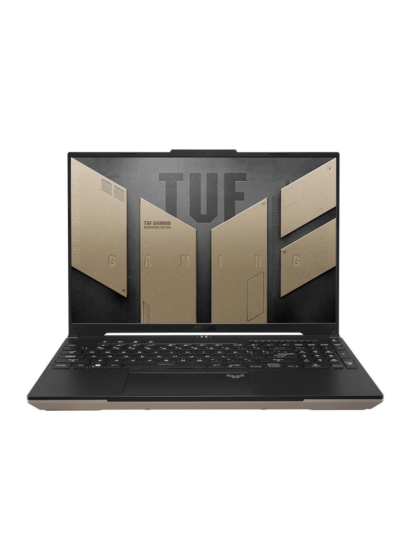 ASUS - TUF A16 Advantage Edition Laptop With 16-Inch 165Hz Display, AMD Ryzen 7-7435HS Processor/16GB RAM/512GB SSD/8GB AMD Radeon RX 7600S Graphics/Windows 11 Home/ Single Light keyboard  Sandstorm English/Arabic Sandstorm - Image 1