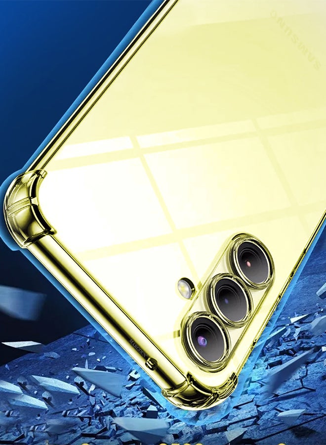 MARGOUN Samsung Galaxy A15 Gorilla Case Shock-Absorption Flexible Clear TPU Rubber Protective Cell Phone Cover Slim Fit Transparent Protective Case Cover Clear - Image 3