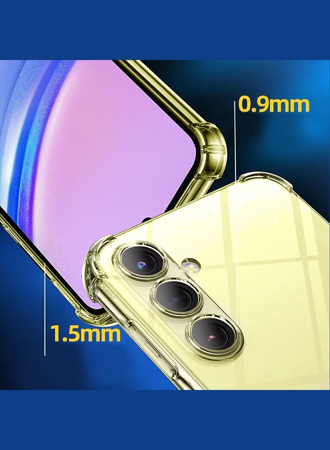 MARGOUN Samsung Galaxy A15 Gorilla Case Shock-Absorption Flexible Clear TPU Rubber Protective Cell Phone Cover Slim Fit Transparent Protective Case Cover Clear - Image 4