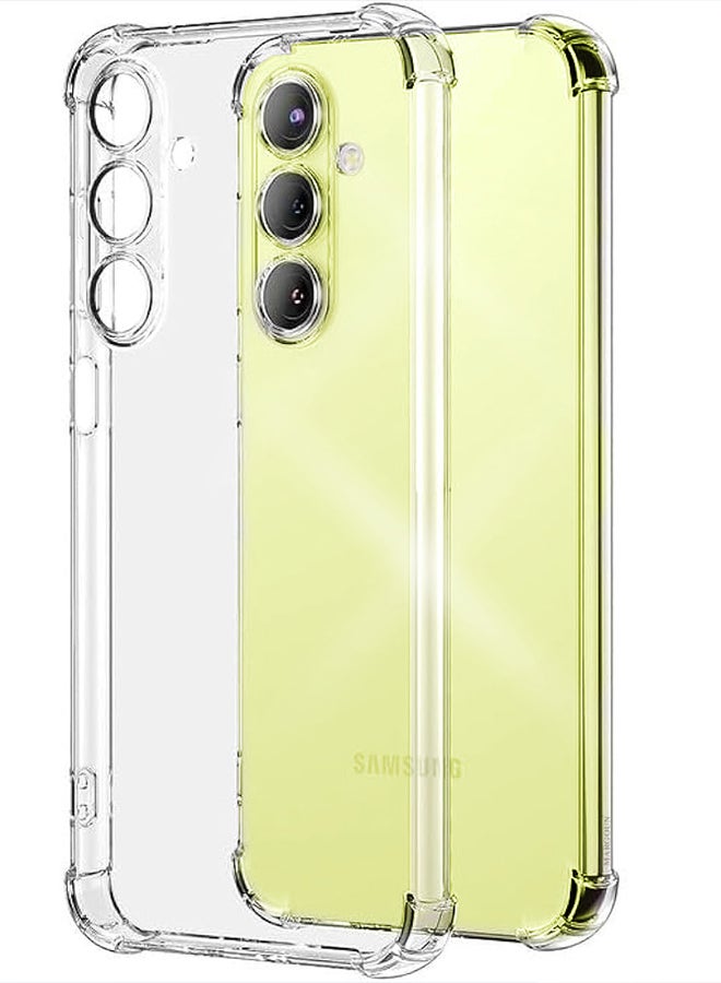 MARGOUN Samsung Galaxy A15 Gorilla Case Shock-Absorption Flexible Clear TPU Rubber Protective Cell Phone Cover Slim Fit Transparent Protective Case Cover Clear - Image 2
