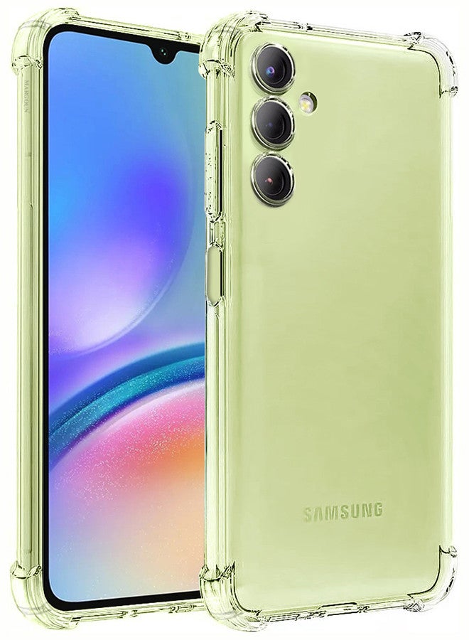 MARGOUN Samsung Galaxy A05s 5G Gorilla Case Shock-Absorption Flexible Clear TPU Rubber Protective Cell Phone Cover Slim Fit Transparent Protective Case Cover Clear - Image 1