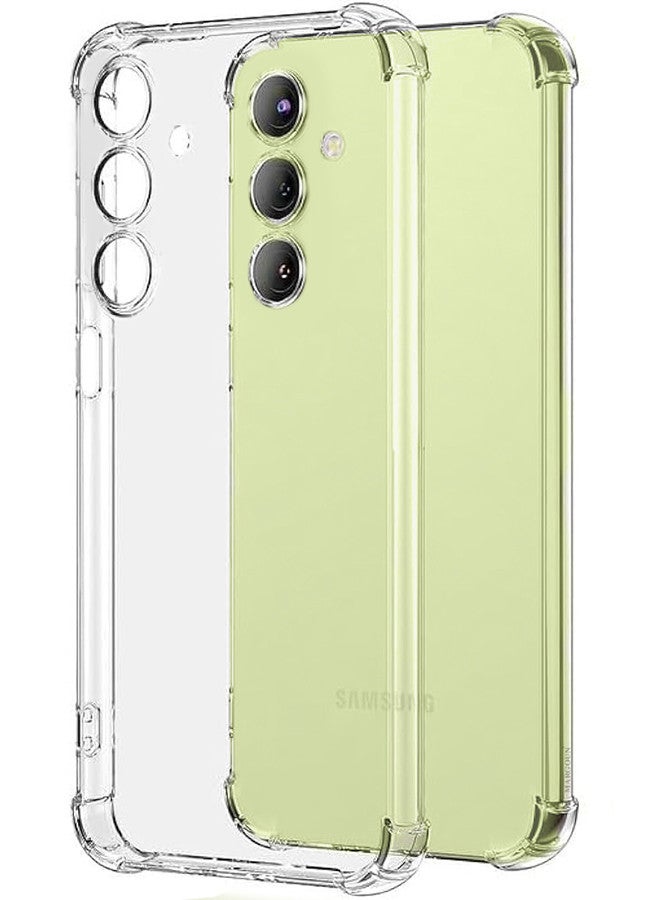 MARGOUN Samsung Galaxy A05s 5G Gorilla Case Shock-Absorption Flexible Clear TPU Rubber Protective Cell Phone Cover Slim Fit Transparent Protective Case Cover Clear - Image 2