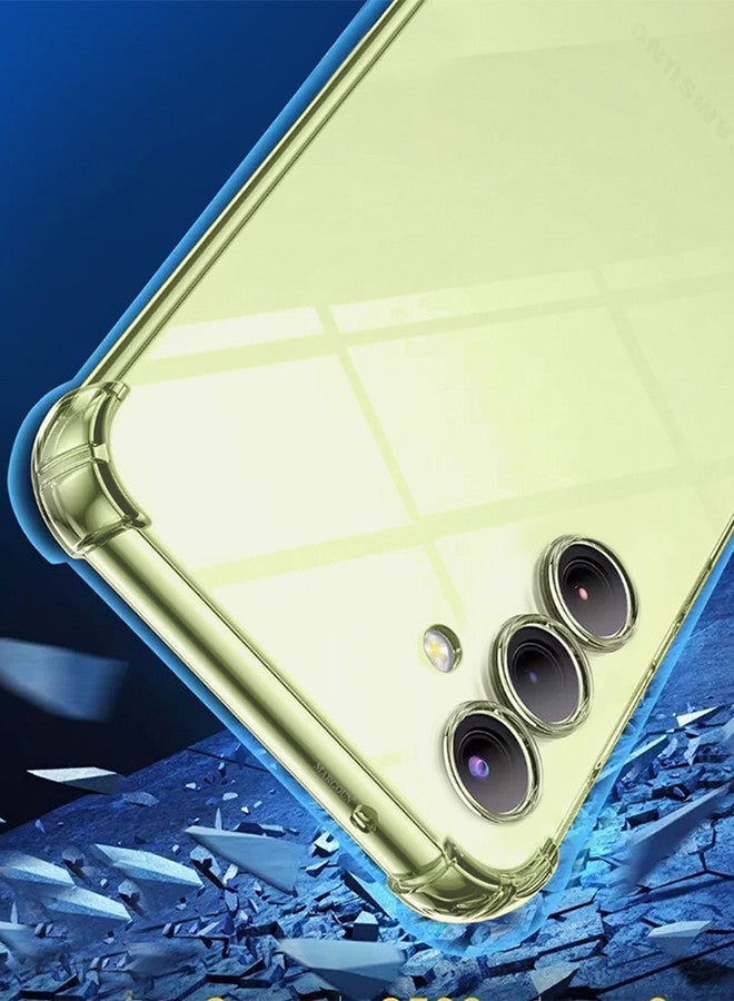 MARGOUN Samsung Galaxy A05s 5G Gorilla Case Shock-Absorption Flexible Clear TPU Rubber Protective Cell Phone Cover Slim Fit Transparent Protective Case Cover Clear - Image 3