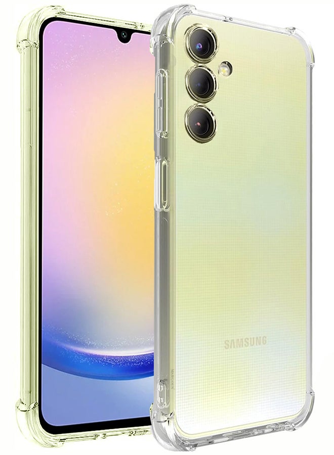 MARGOUN Samsung Galaxy A25 5G Gorilla Case Shock-Absorption Flexible Clear TPU Rubber Protective Cell Phone Cover Slim Fit Transparent Protective Case Cover Clear - Image 1