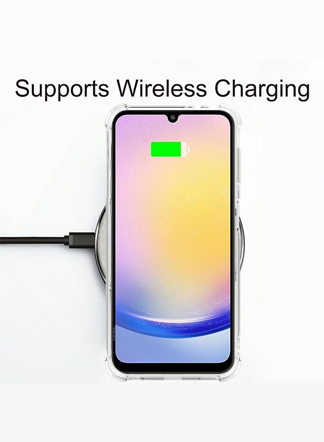 MARGOUN Samsung Galaxy A25 5G Gorilla Case Shock-Absorption Flexible Clear TPU Rubber Protective Cell Phone Cover Slim Fit Transparent Protective Case Cover Clear - Image 4