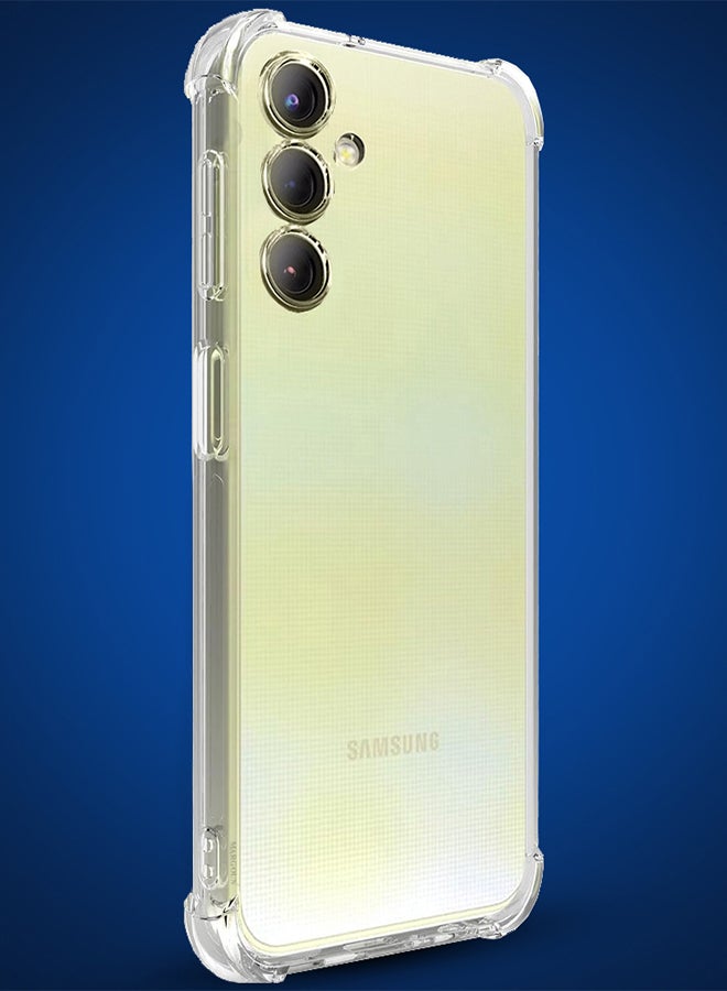 MARGOUN Samsung Galaxy A25 5G Gorilla Case Shock-Absorption Flexible Clear TPU Rubber Protective Cell Phone Cover Slim Fit Transparent Protective Case Cover Clear - Image 5