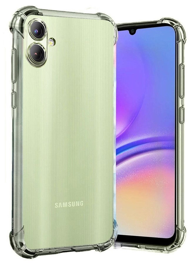 MARGOUN Samsung Galaxy A05 Gorilla Case Shock-Absorption Flexible Clear TPU Rubber Protective Cell Phone Cover Slim Fit Transparent Protective Case Cover Clear - Image 1